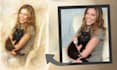 create a custom watercolor portrait of you or your love ones