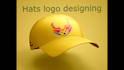 design logo for any kind of hats front, side, or back design