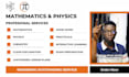be your physics, mathematics and chemistry tutor