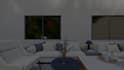 design front yard or garden landscape with 3d rendering