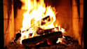 create relaxing fireplace meditation video with fire crackle