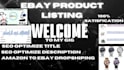 be ebay VA ebay dropshipping cross listing product listing lister
