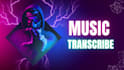 create sheet music, midi, xml, pdf, tabs music transcription
