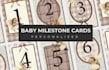 make baby milestone cards
