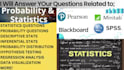 solve your statistics and probability questions and problems