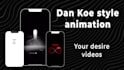 create dan koe style animation video