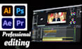 do professional video editing services for youtube, instagram reels, and tiktok