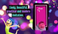 animated digital invitation mp4 inside out 2