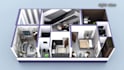 make 3d floor plan and render it
