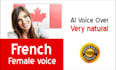record french voice over canadian accent