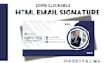 create html email signature, clickable html email signature