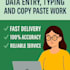 do fast and accurate data entry in excel and word c