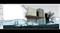 use sketchup, revit, vray and any software for your 3d model