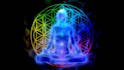 create HD meditation chakra healing music video for you