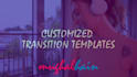 make custom transition templates for davinci resolve 19