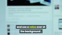 convert article script blog  into a  video with voice over