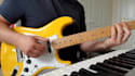 record professional indie rock or pop electric guitar stems