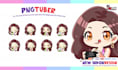 create pngtuber or giftuber chibi style or cute style