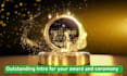 create luxury eye catchy award promo logo video intro events