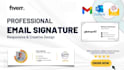 design responsive outlook email footer signature design