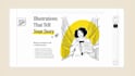 create web and app illustrations for storytelling and branding