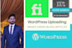 do wordpress data entry, product, and content uploading