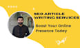 write engaging blog posts and SEO friendly articles
