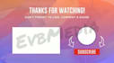 design a professional youtube outro and end screen