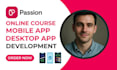 build passion io passion app online course website online course app mobile app