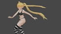 create 3d anime characters, high or low poly