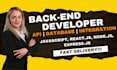 expert nodejs developer for backend integration and apis development