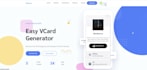 design landing page for 66vcard or 66biolinks or 66aix or 66qrcode website