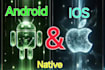 develope a high quality native android or ios platform mobile app