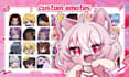 create custom vtuber chibi for twitch emotes or sub badges