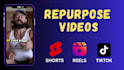 repurpose content and repurpose video to short video form