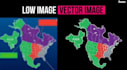 redesign, recreate vector with manually vector trace in high resolution