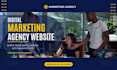 design digital marketing agency website, business elementor website by wordpress