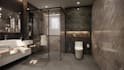 create bathroom interior design, architecture 3d model rendering, walkthrough