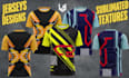 do sublimated hoodies, 3d mockups and vectors