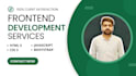 create your front end website using html5 , css3 and js