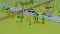 do low poly 3d models, low poly game art for mobile games
