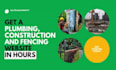 create a plumbing, fencing, and construction wordpress website or redesign