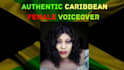 record an authentic jamaican or caribbean female voiceover