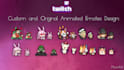 do animated emotes custom made from your ideas for twitch discord tiktok