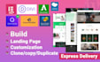 create a responsive and professional wordpress website elementor, oxygen builder