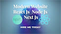 create high quality react, nextjs, nodejs web applications