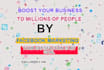 help you to promote your business by facebook marketing