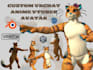 custom 3d vrchat, anime nsfw rig, vr character unity, vrchat vrc avatar, facerig