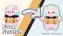 make 3d model from scratch for vrchat and vtubing