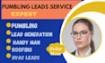 create premium lead for plumbing hvac lead and roofing
